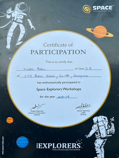 Space Explores Workshops